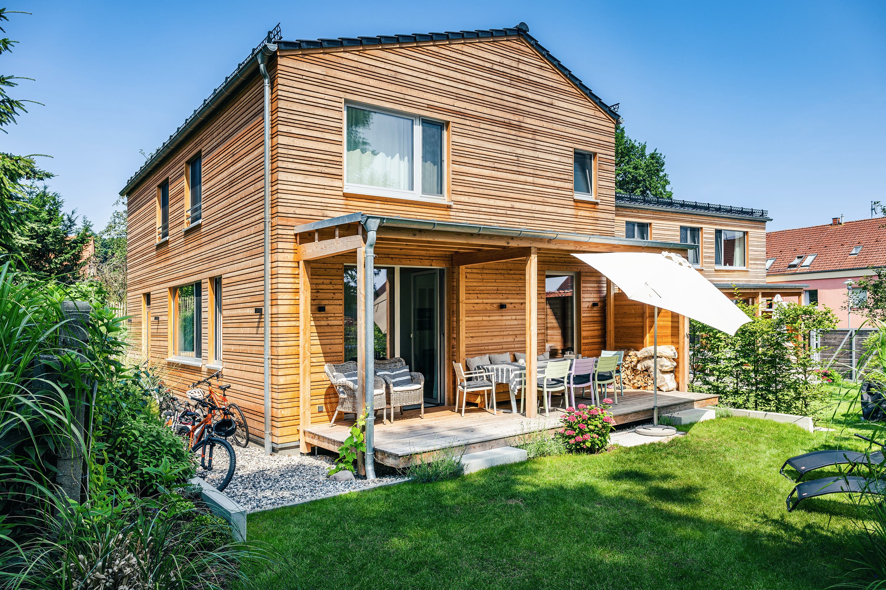 Außenansicht Ferienhaus STRANDGRAU in Zinnowitz